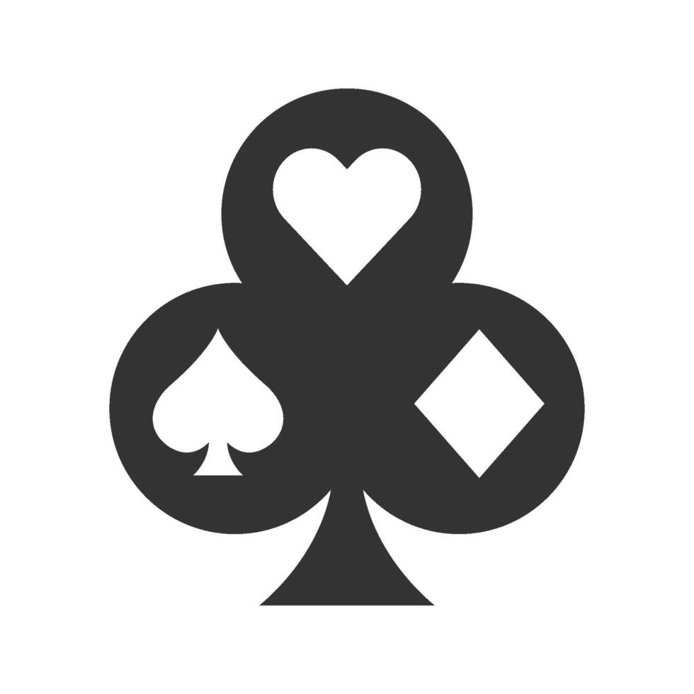 póker, casino logo diseño vector