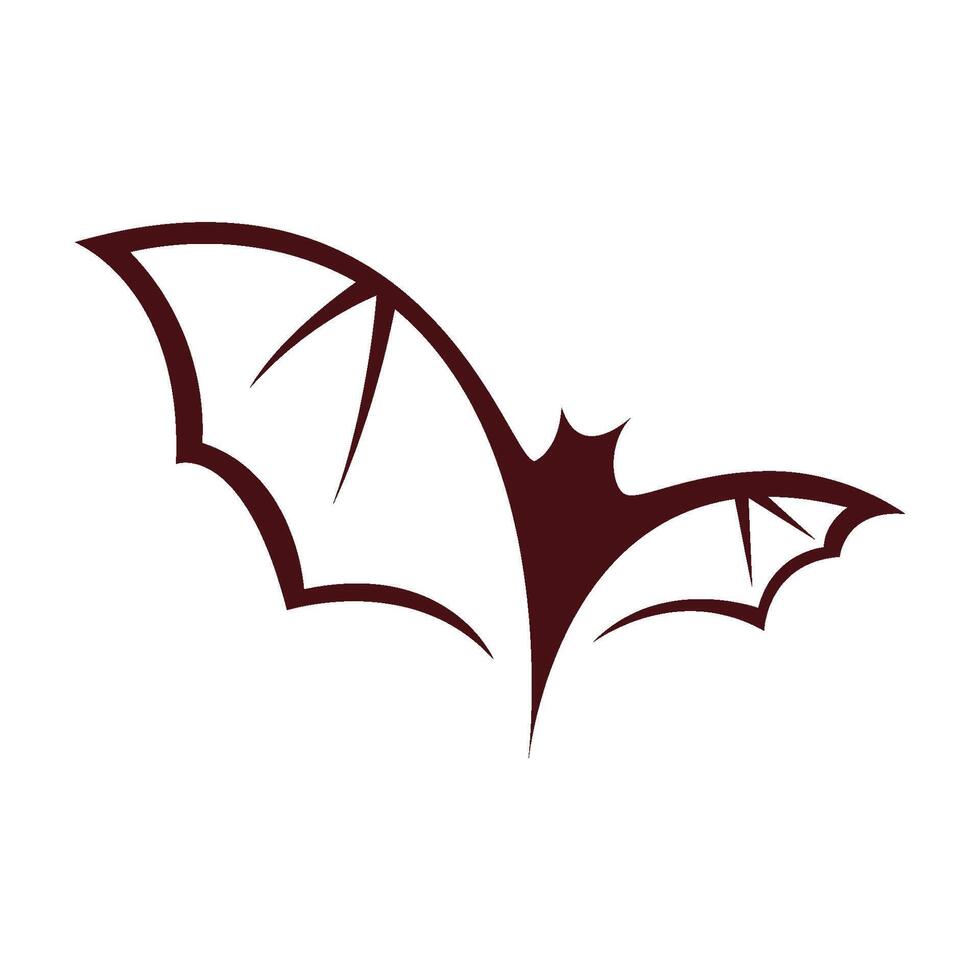 Bats animal logo icon design vector