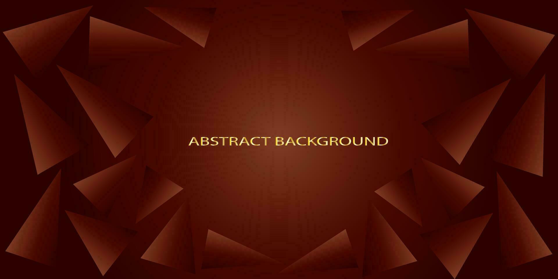 Vector abstract background in burgundy brown chocolate tones. Template 3d line elements radiance luxury. EPS10 vector