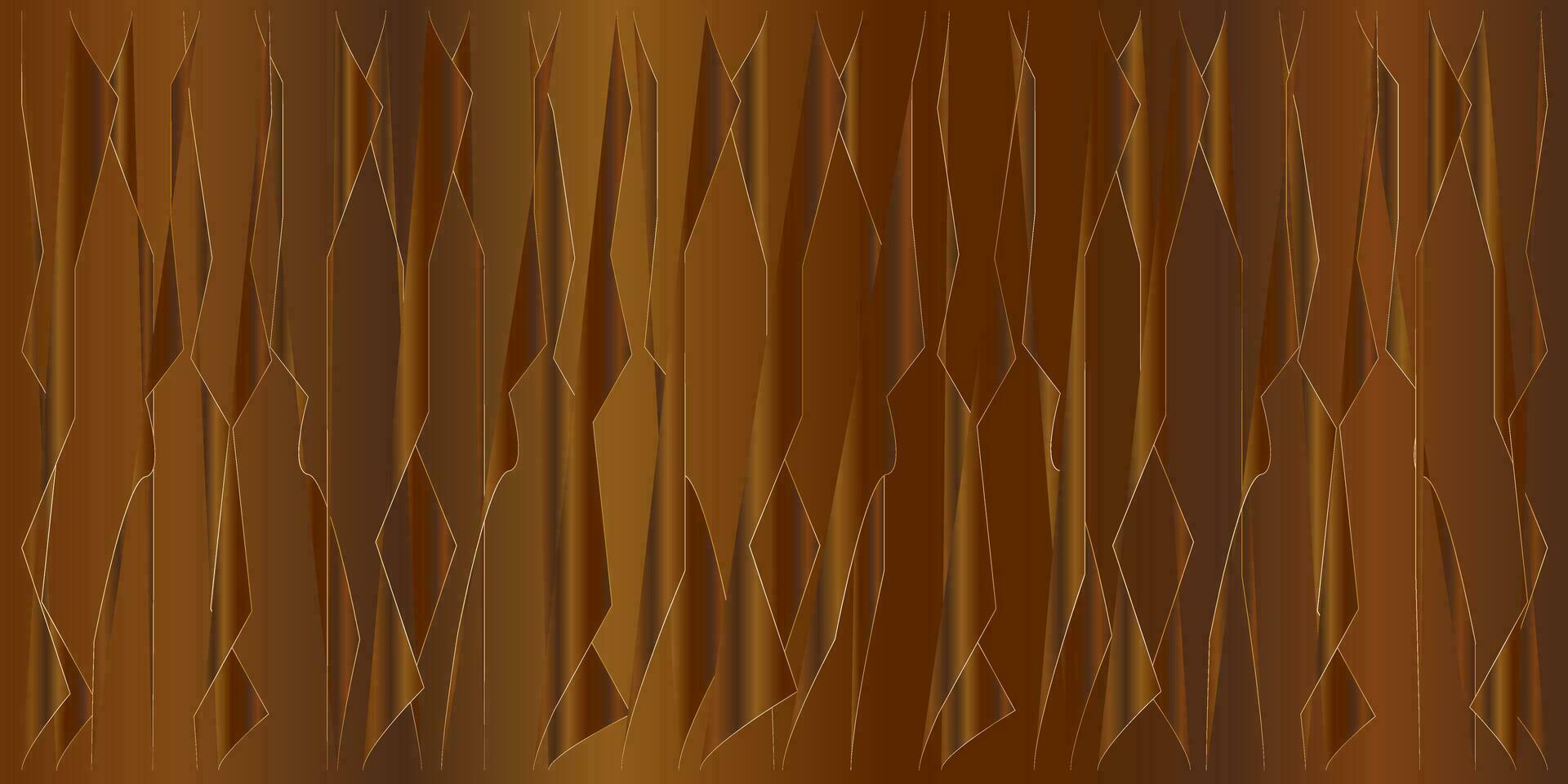 Vector abstract background in burgundy brown chocolate tones. Template 3d line elements radiance luxury. EPS10 vector