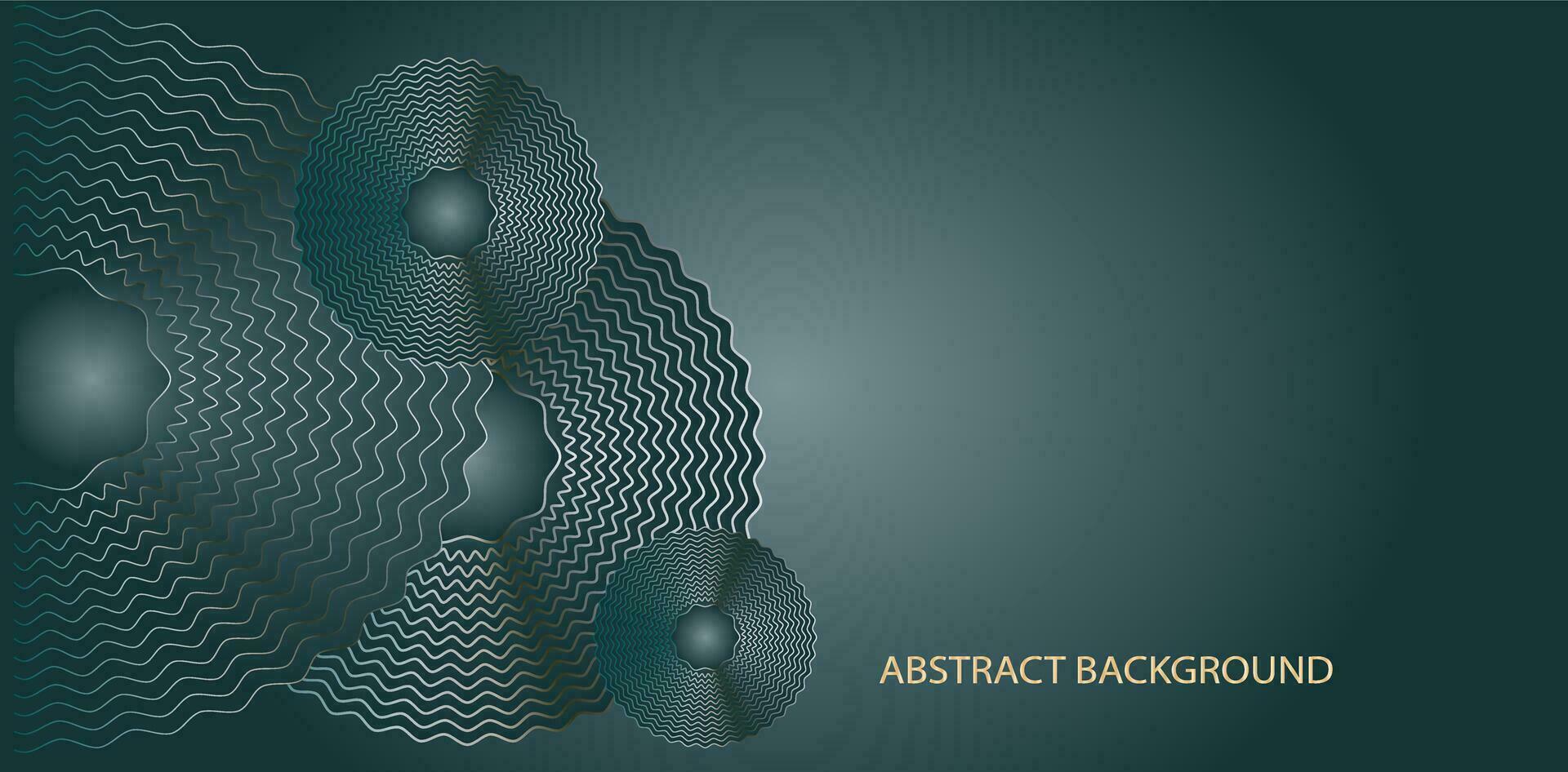 Dark blue abstract background. Template 3d line elements radiance luxury. EPS10 vector