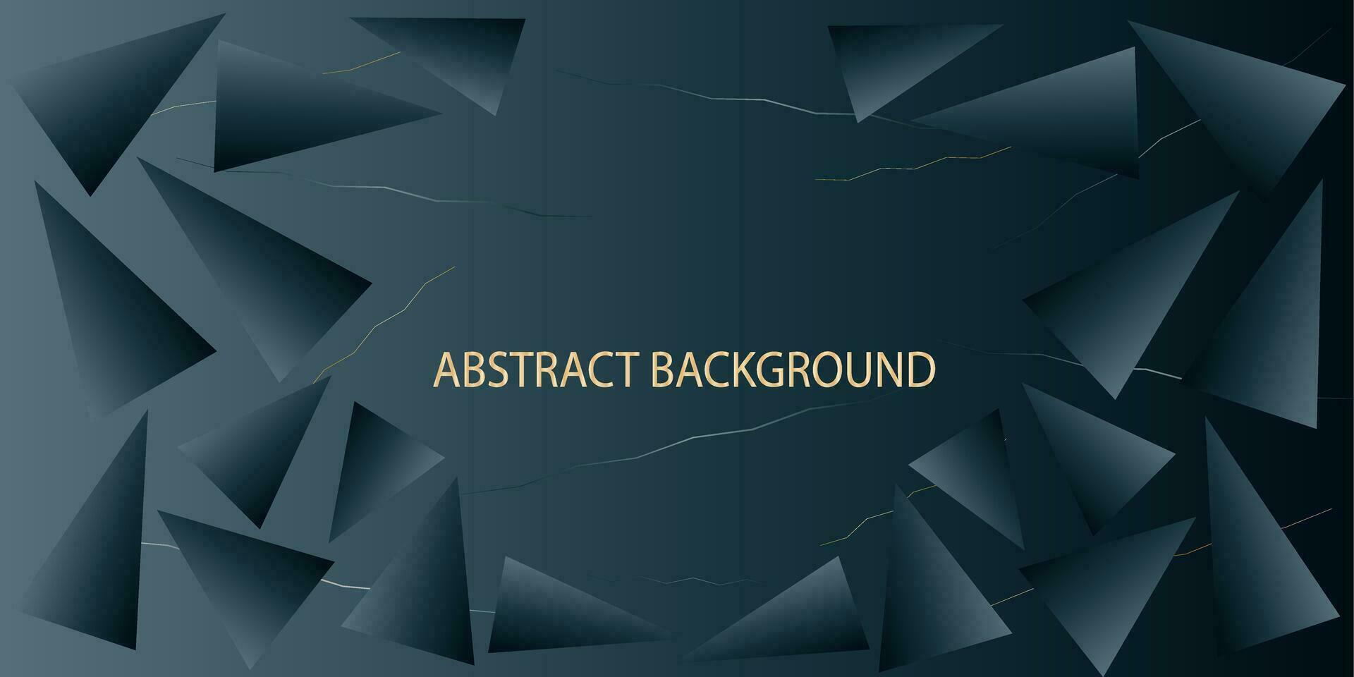 Dark blue abstract background. Template 3d line elements radiance luxury. EPS10 vector