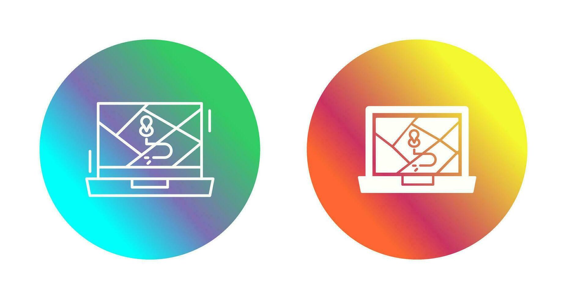 Google Map Vector Icon