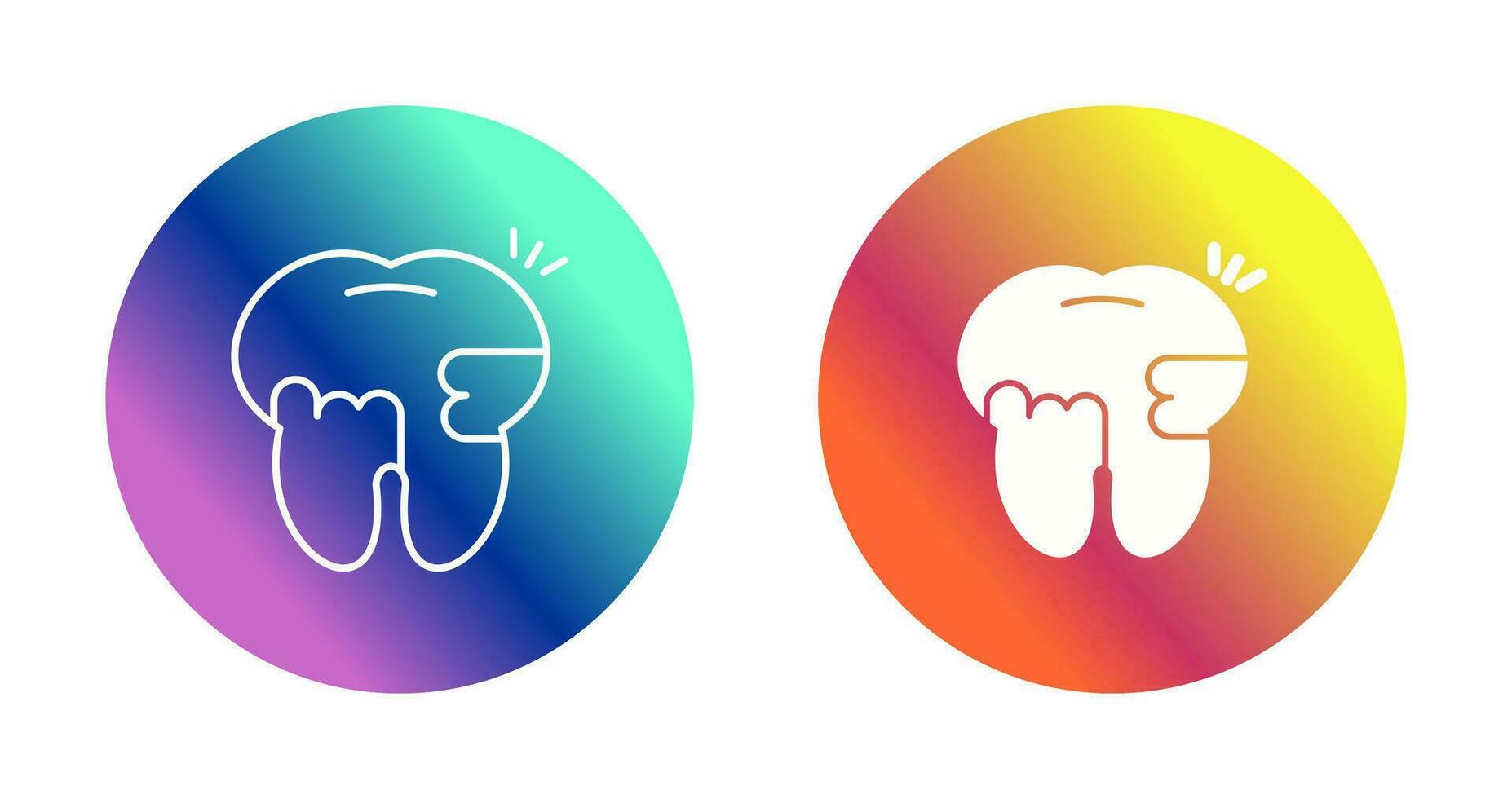 Toothache And Plaque Vector Icon