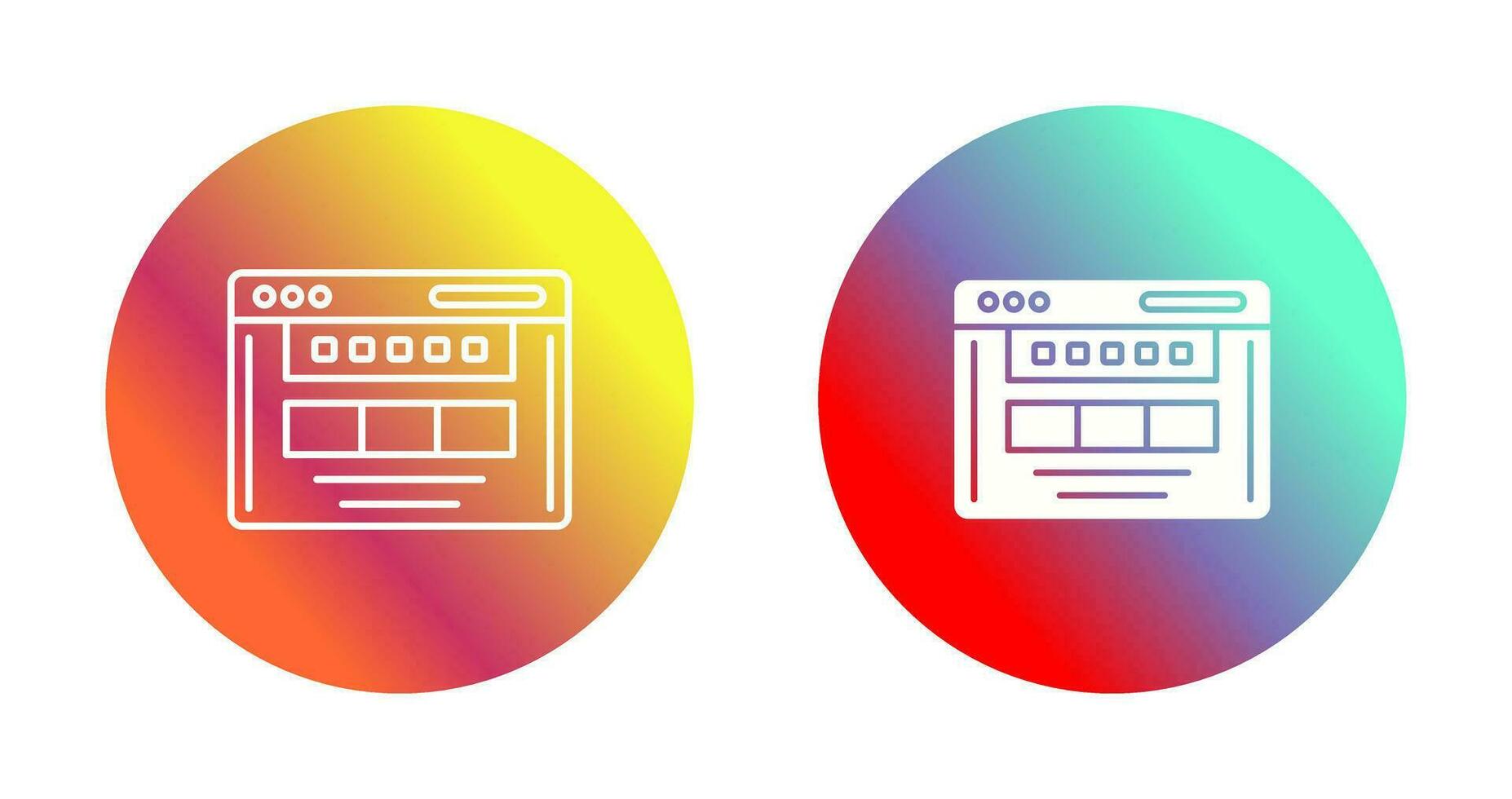 icono de vector de navegador