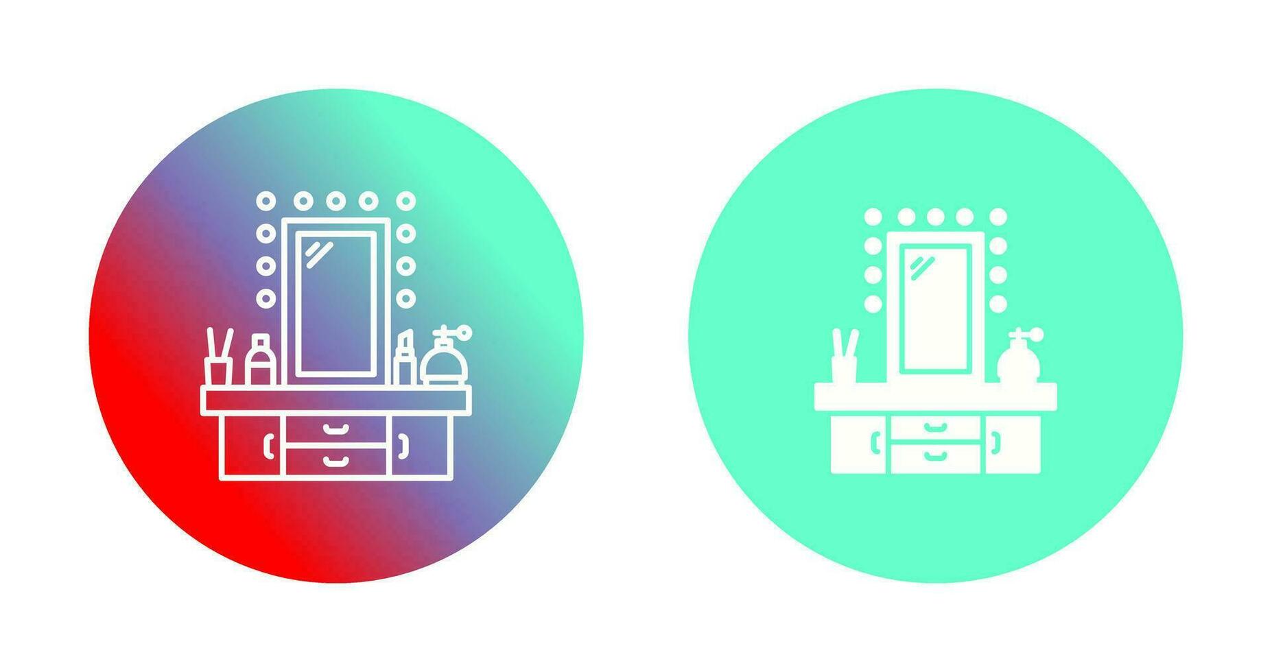 Dressing Table Vector Icon