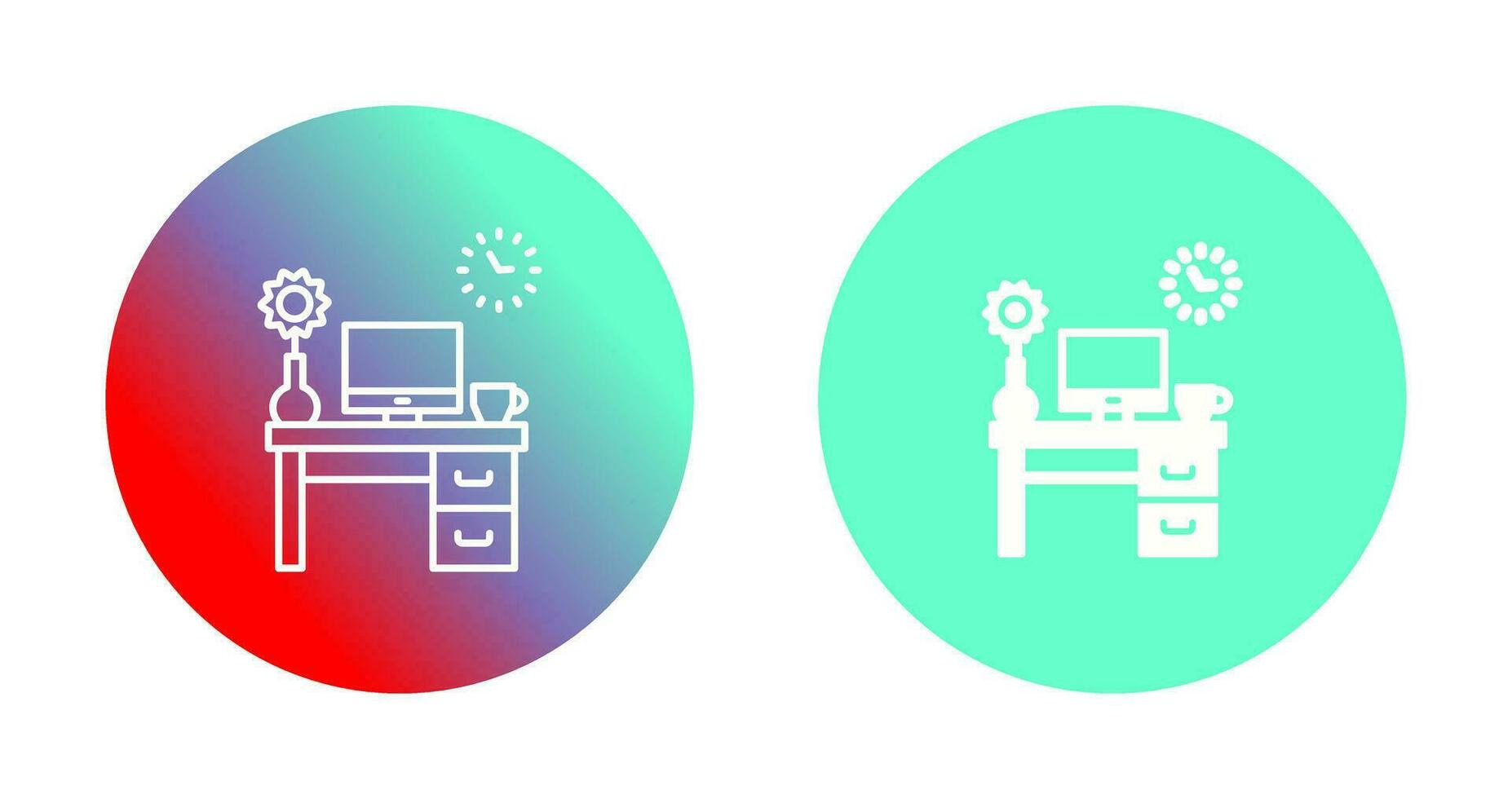 Work Table Vector Icon