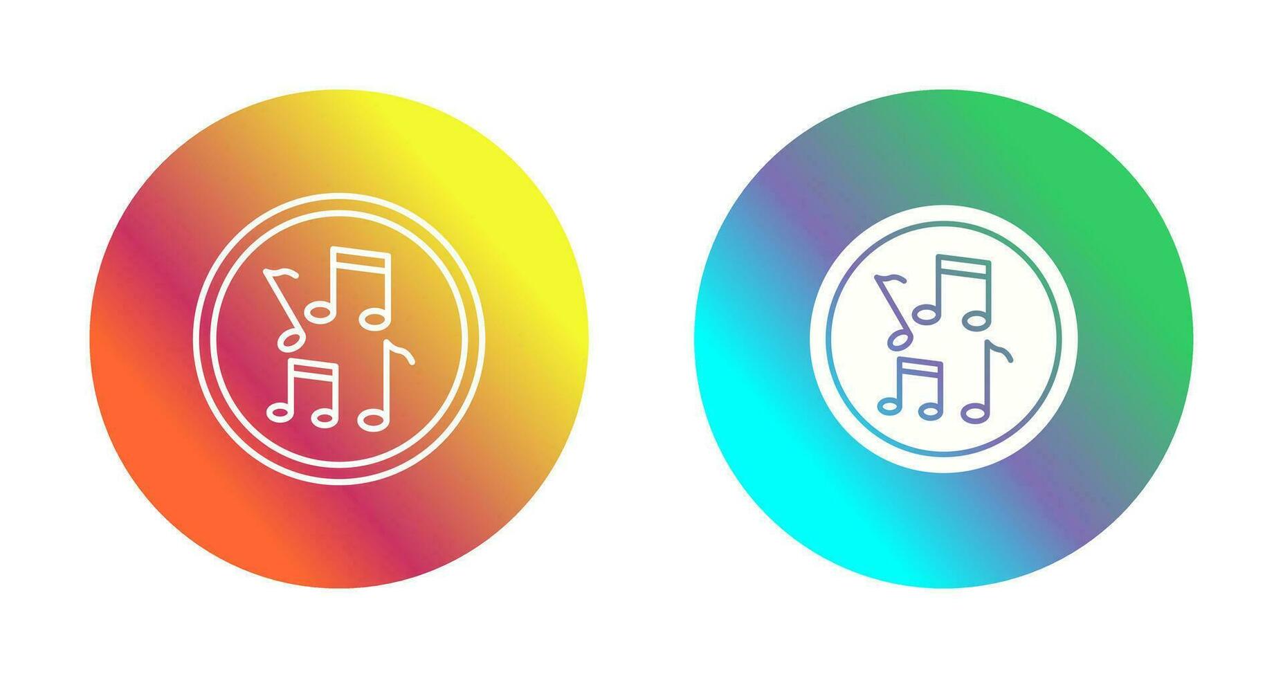 Musical Notes Vector Icon