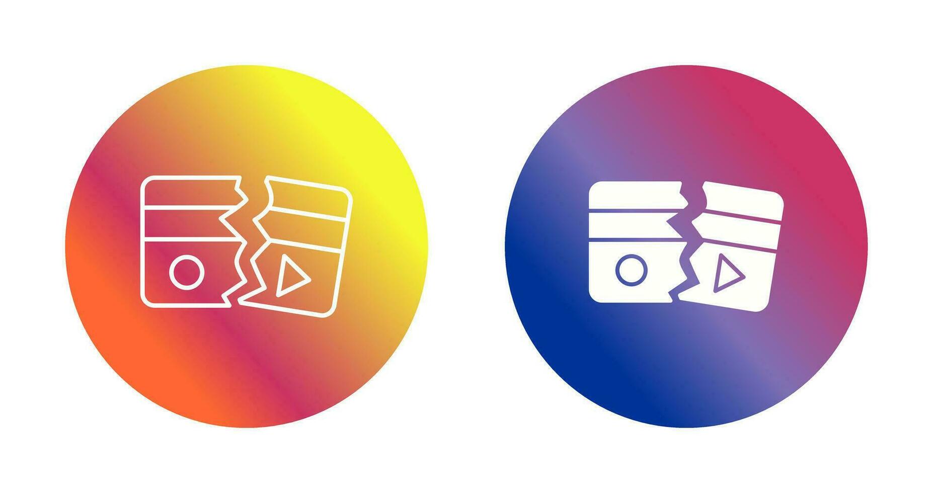 Broken Vector Icon