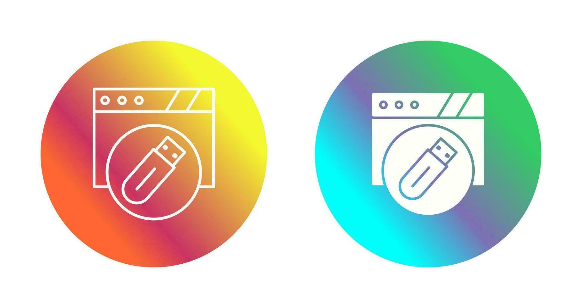 Usb Flash Drive Vector Icon