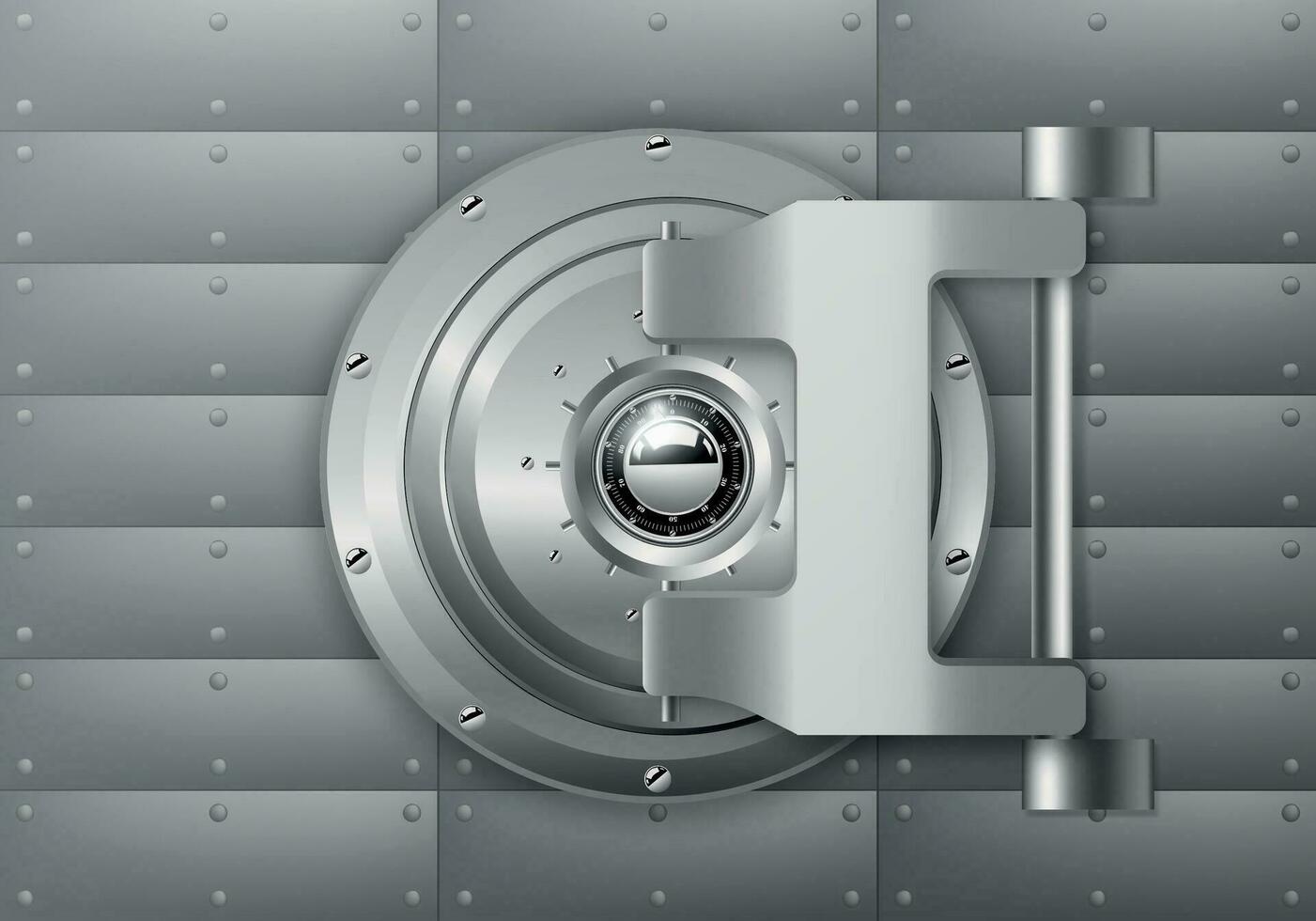 Bank Door Composition vector