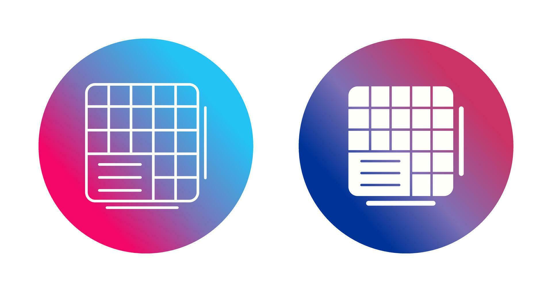 Table Data Vector Icon 24774751 Vector Art at Vecteezy