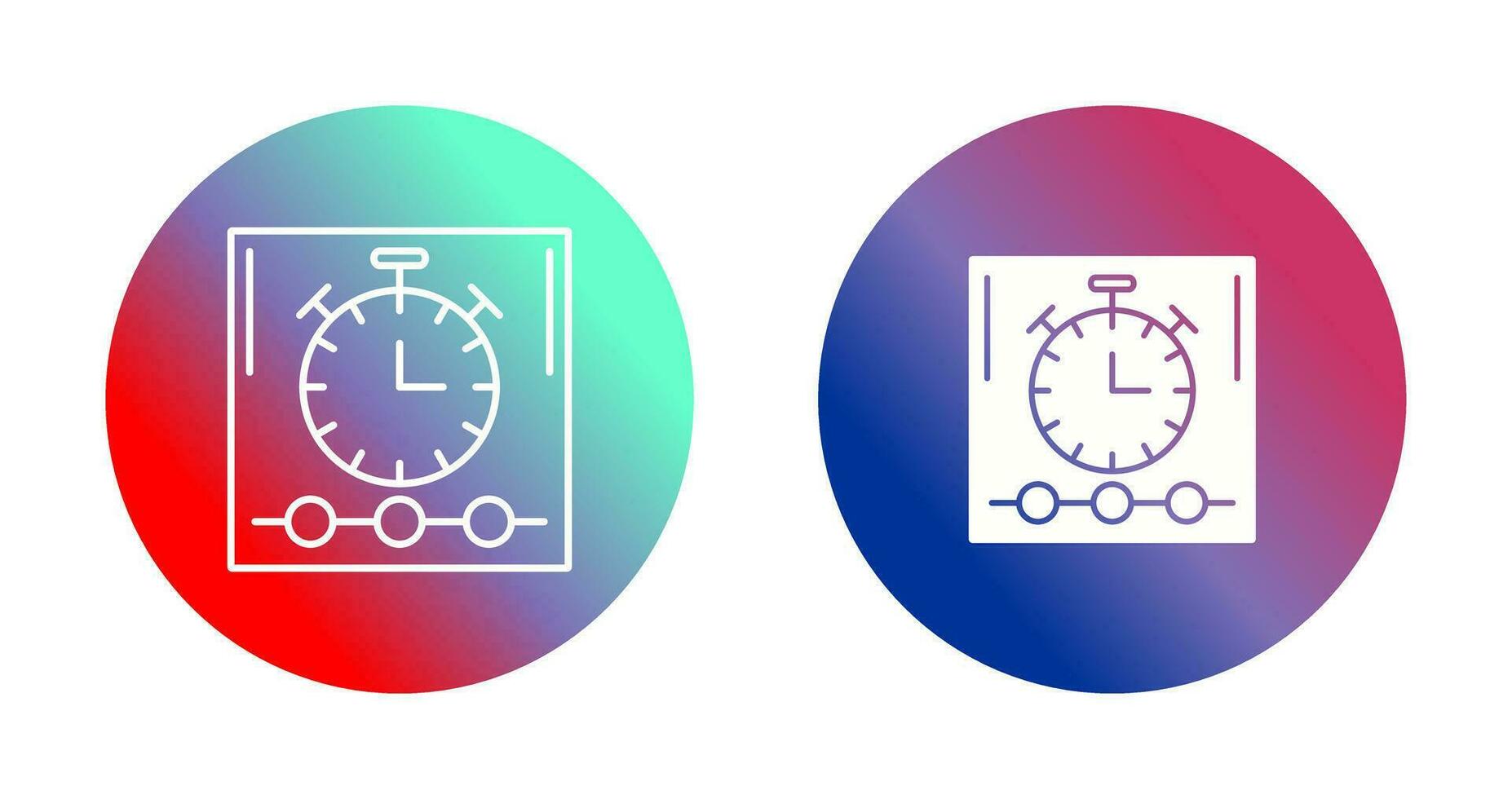 icono de vector de tiempo