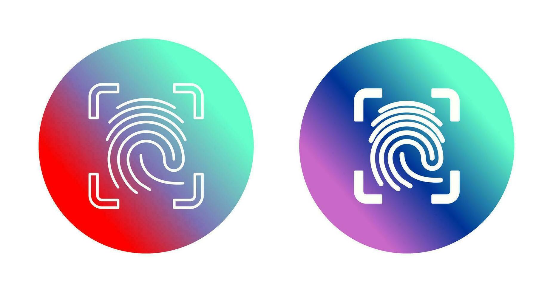 Finger Print Vector Icon