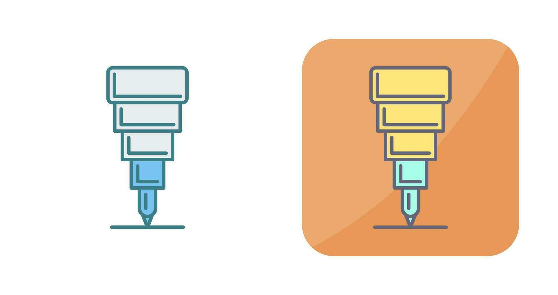 Fine Tip Pen Vector Icon