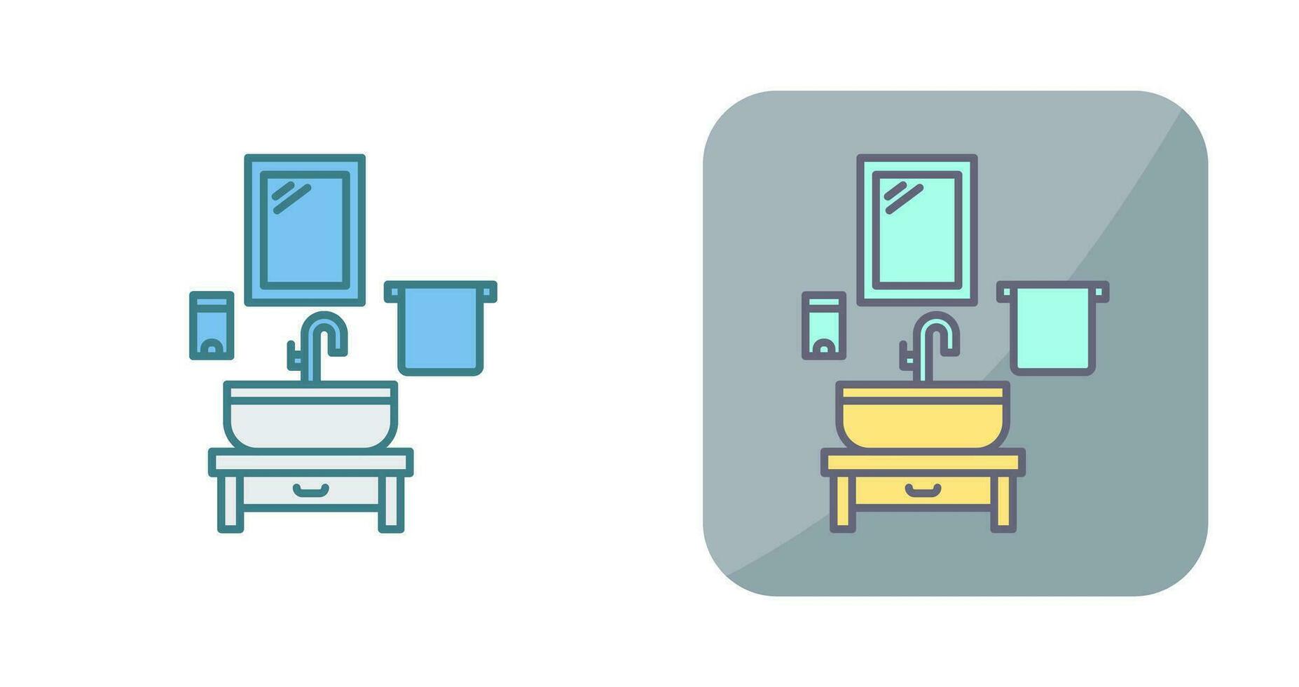Washbasin Vector Icon