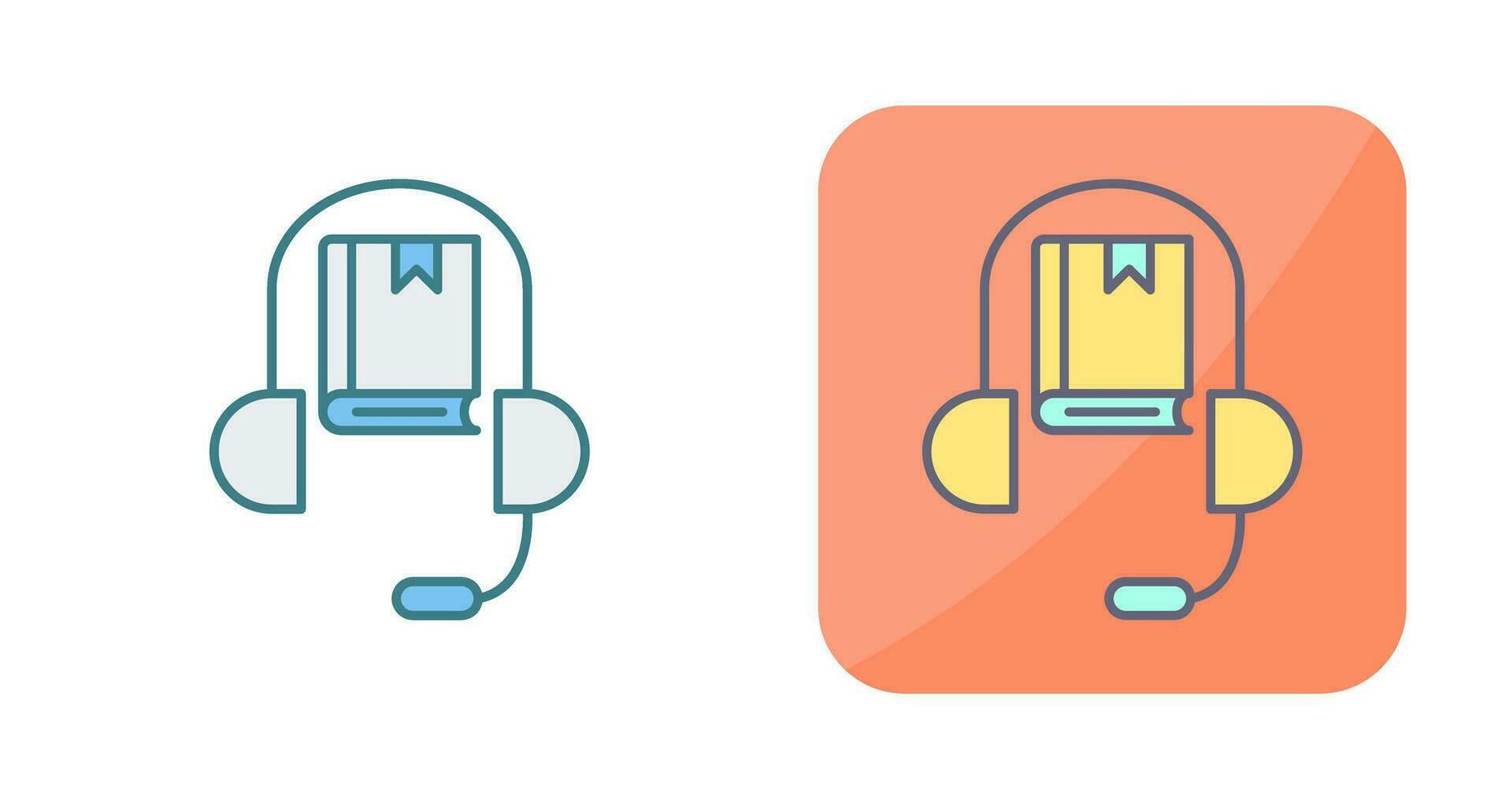 Audio Book Vector Icon