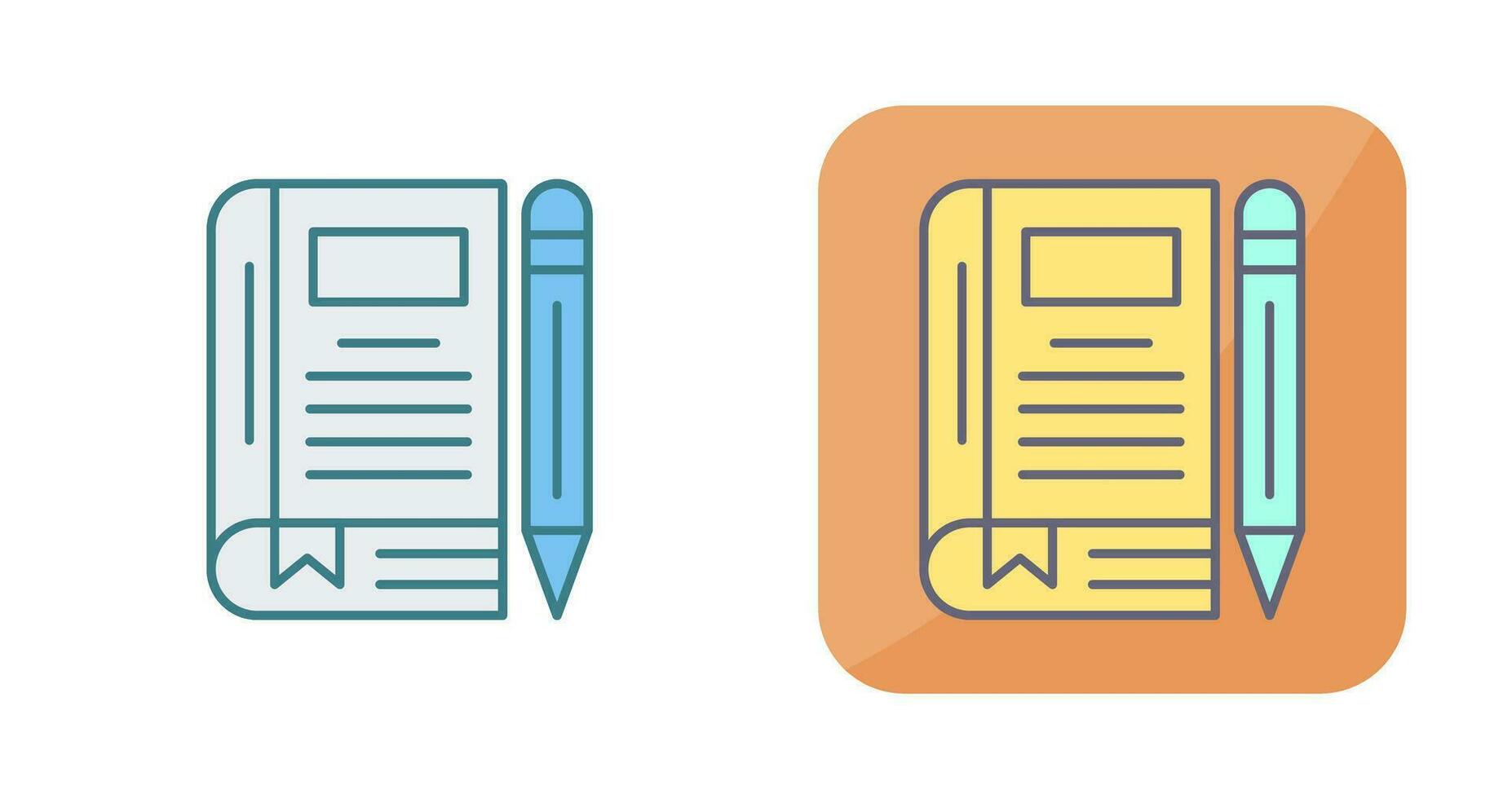 Diary Vector Icon