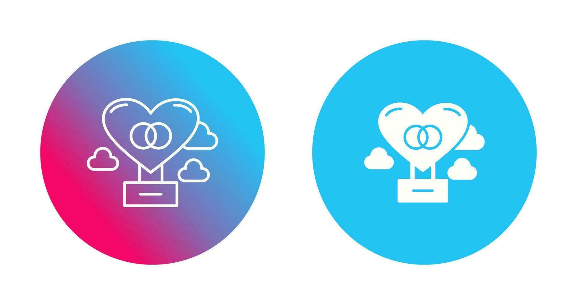 Hot Air Balloon Vector Icon