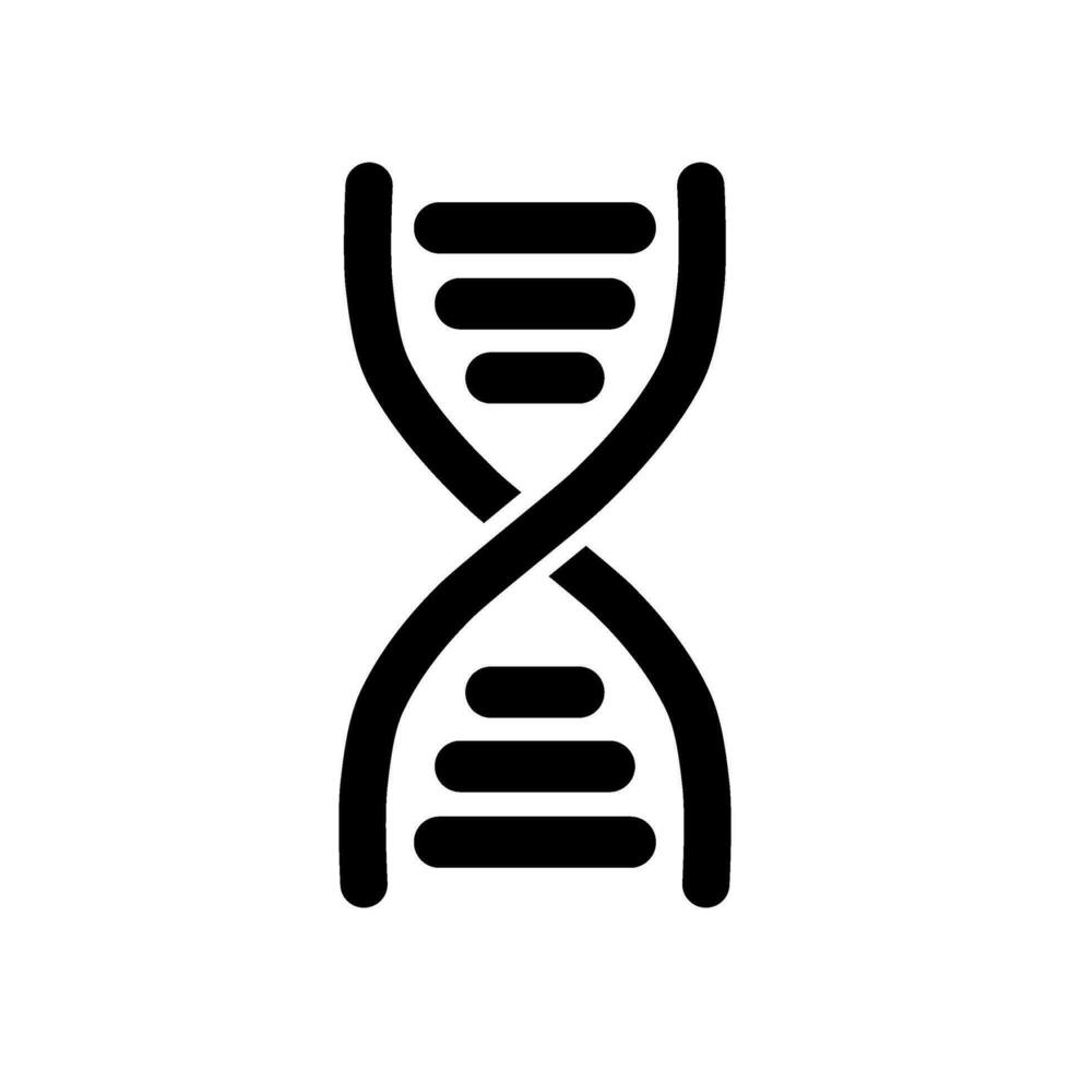 DNA flat style vector icon