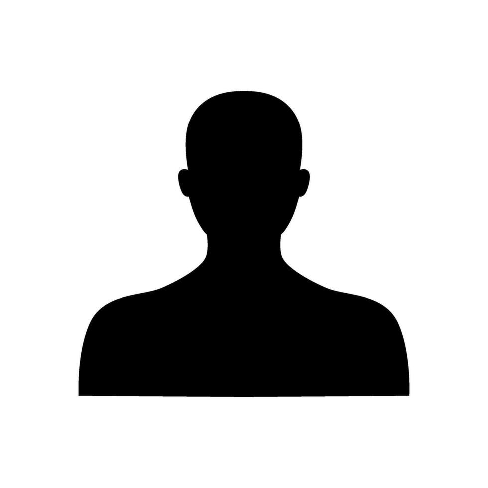 Person man flat style vector icon