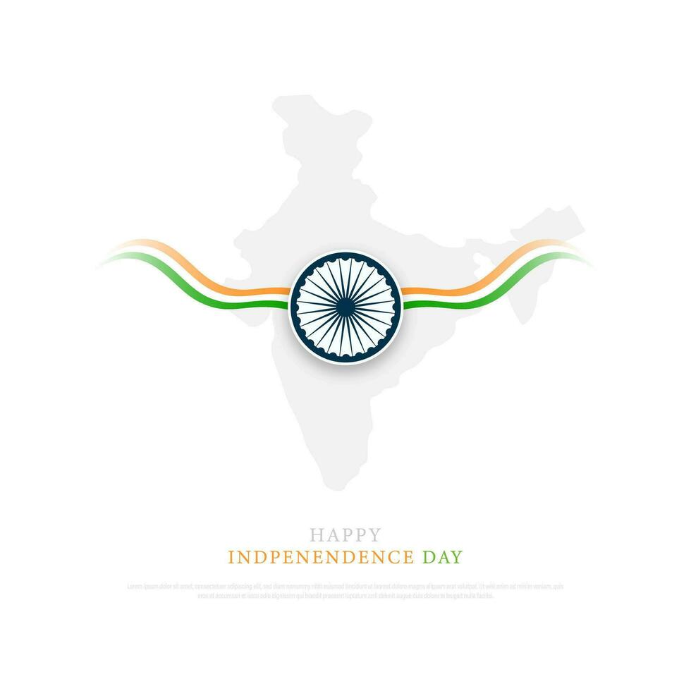 independencia día India, vector ilustración
