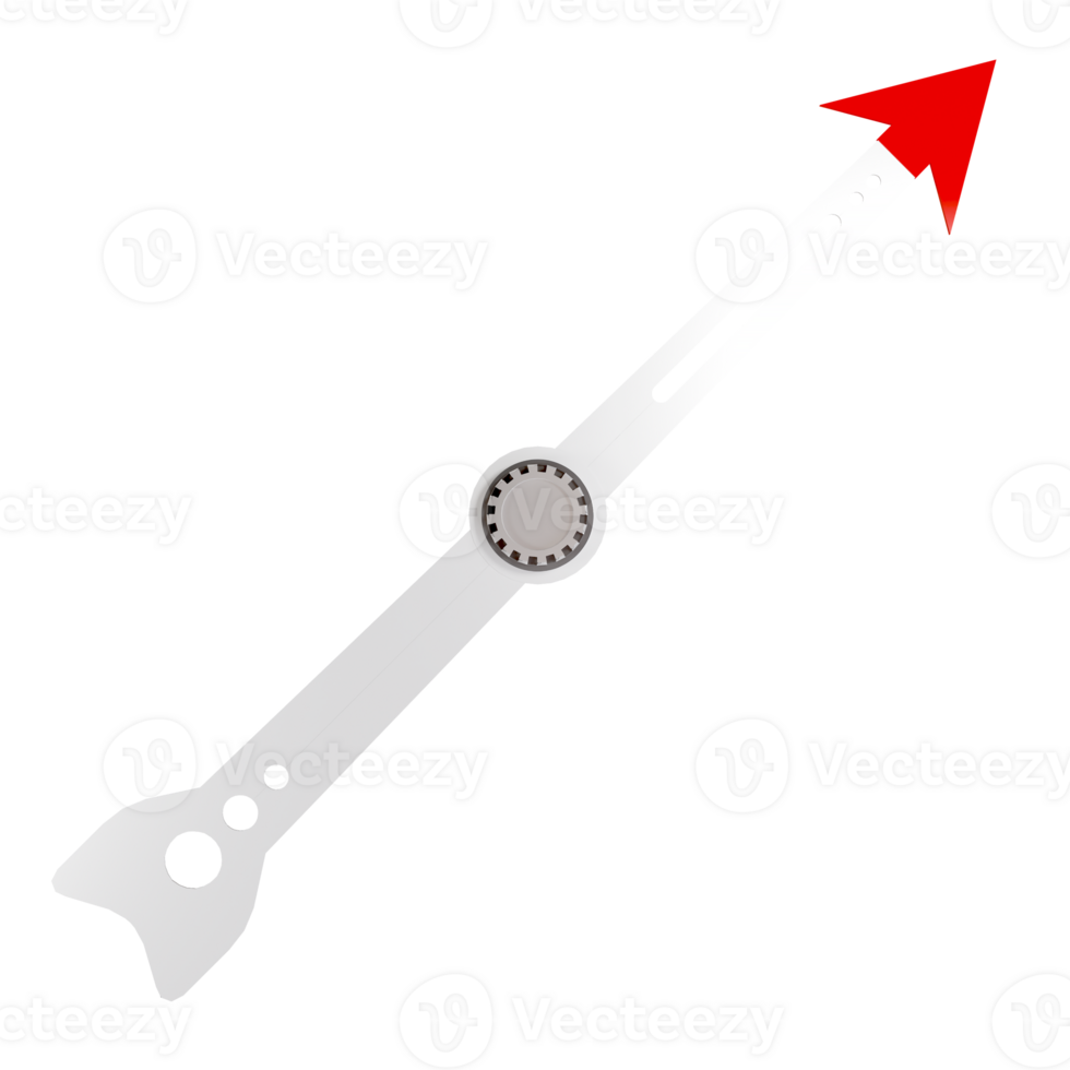 Arrow, compass, measuring scale, and top pointing. Business Ideas, and strategy design png