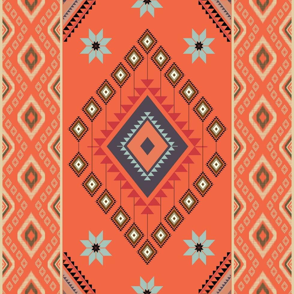 Geometric Ethnic Patterns. American, African,Western, Aztec, motif Navajo, and bohemian pattern styles. designed for background,wallpaper,print, carpet,wrapping,tile,salong, batik.vector illustration vector