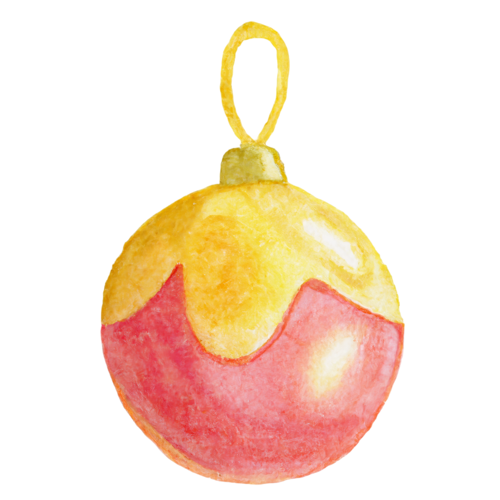 christmas bauble on white background, png