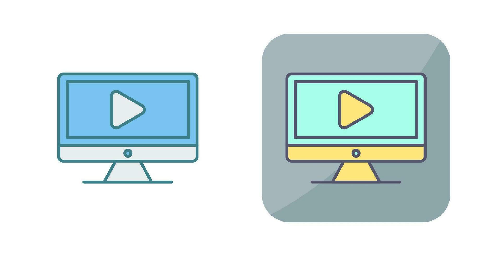 Video Lesson Vector Icon