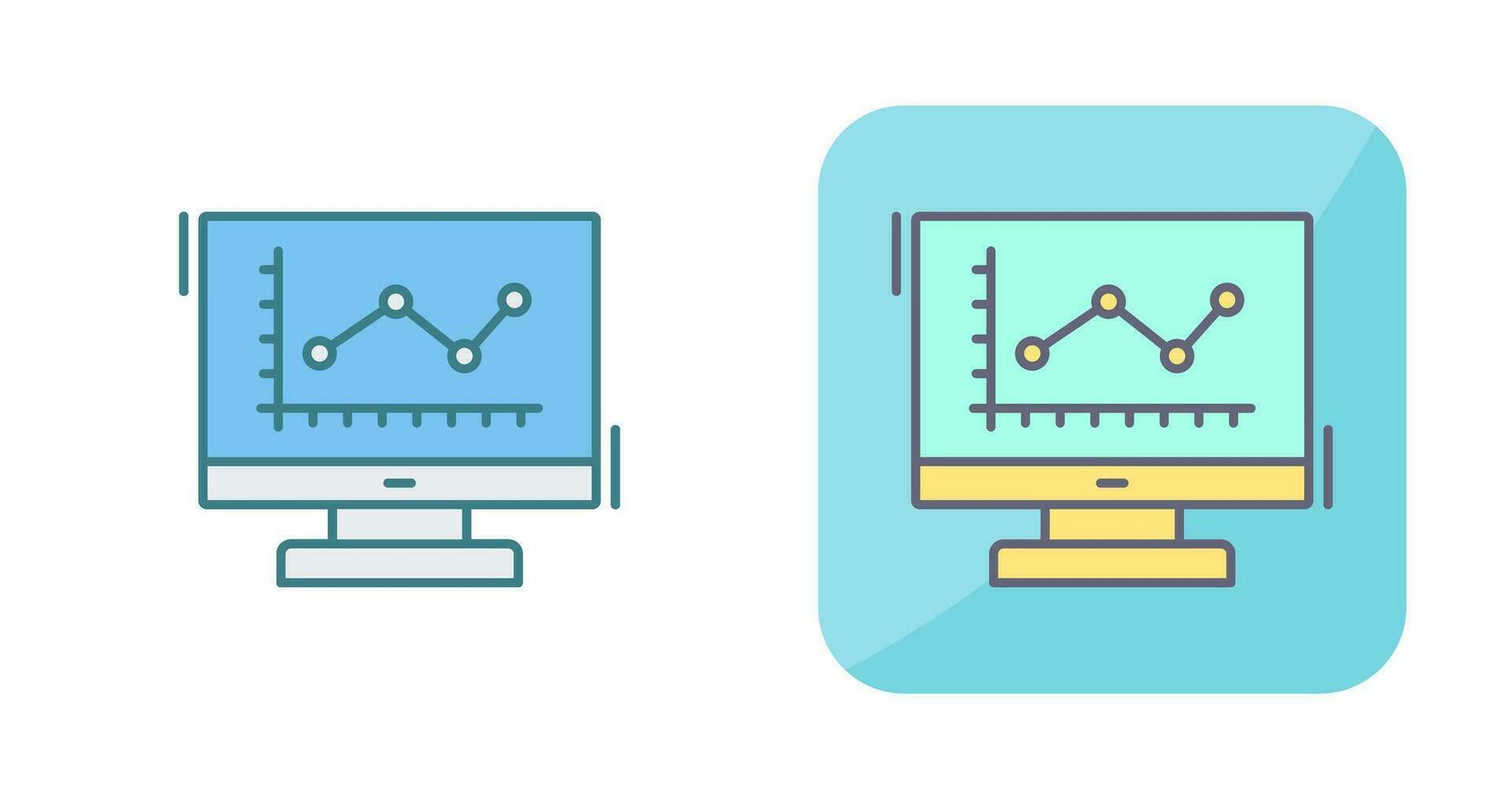Line Chart Vector Icon