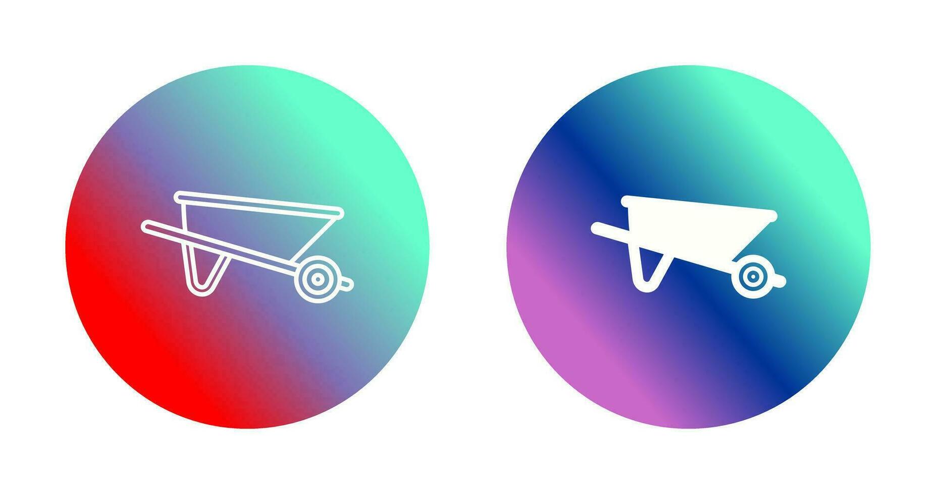 Wheelbarrow Vector Icon