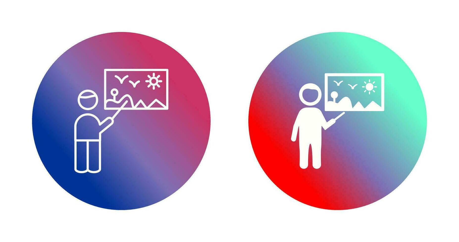 Art Museum Guide Vector Icon