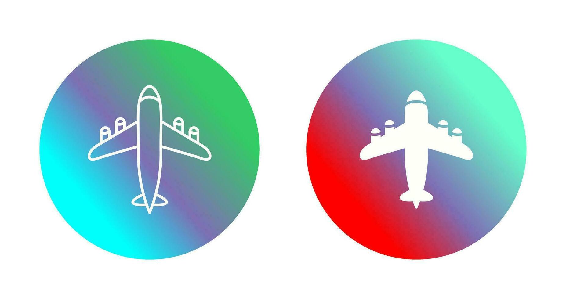 Flying Airplane Vector Icon