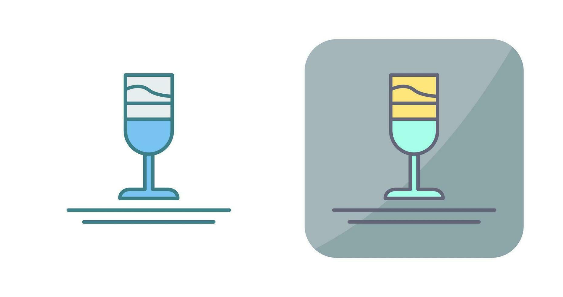 Rainbow Drink Vector Icon