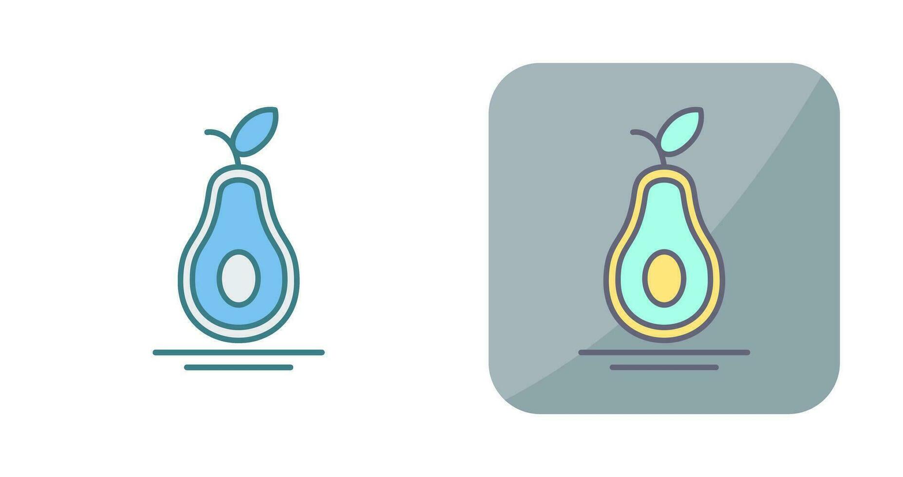 Avocado Vector Icon