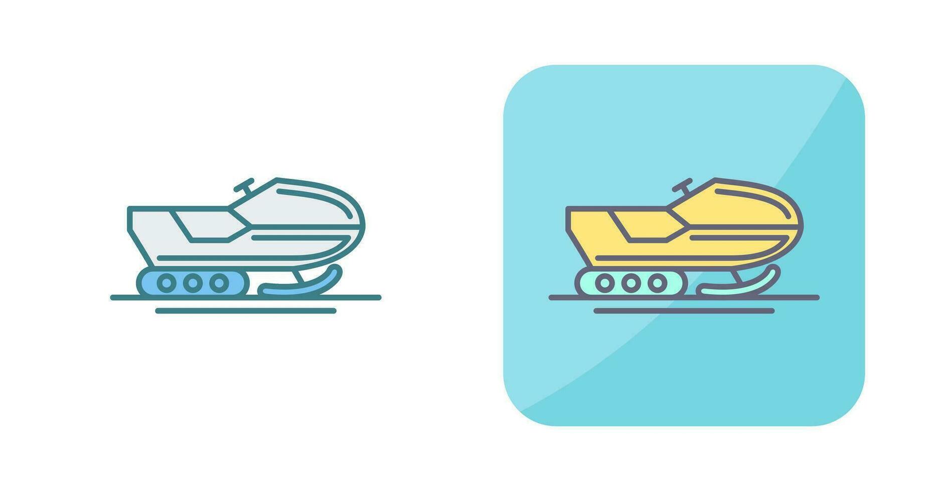 Snowmobile Vector Icon