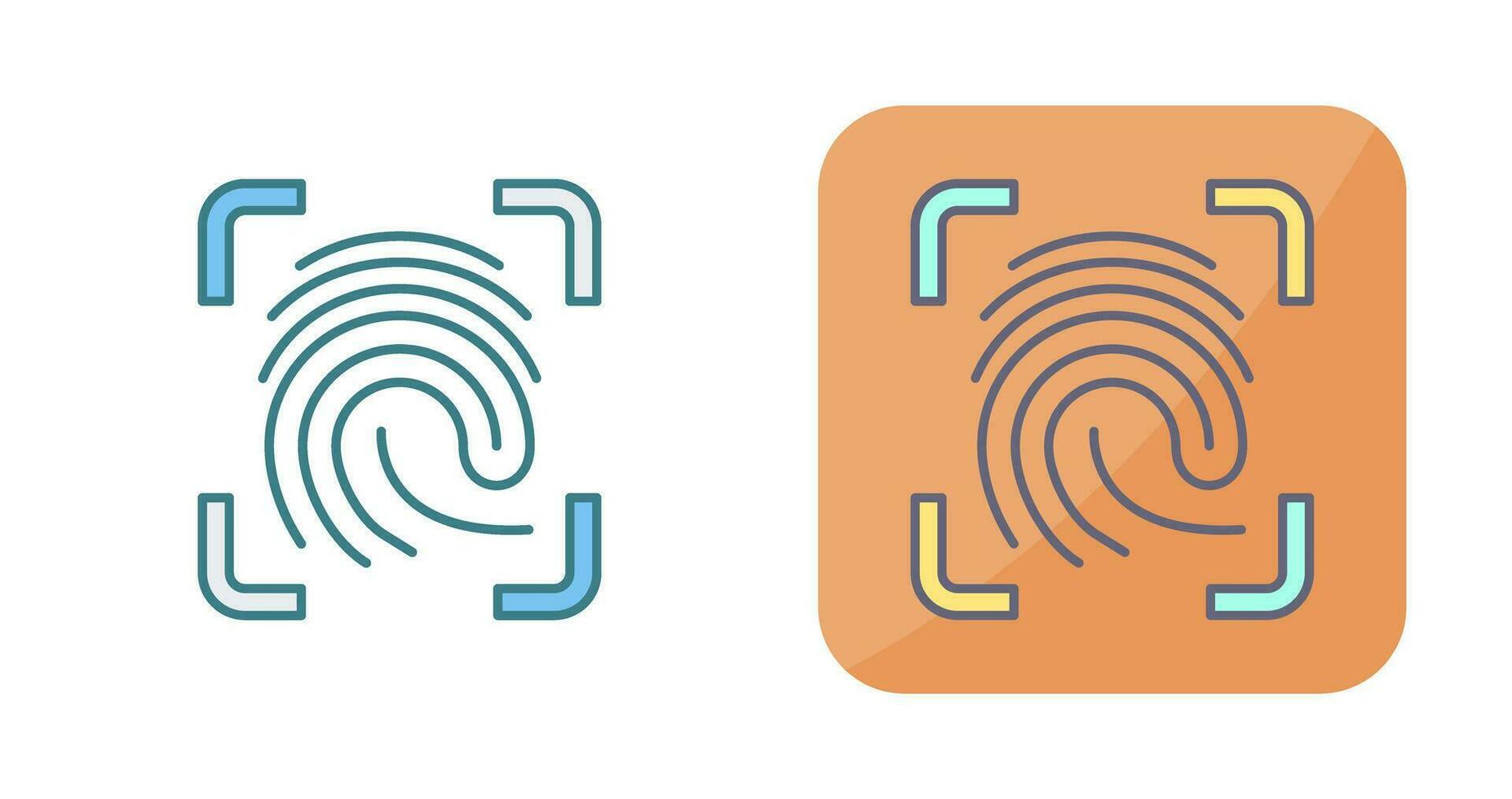 Finger Print Vector Icon