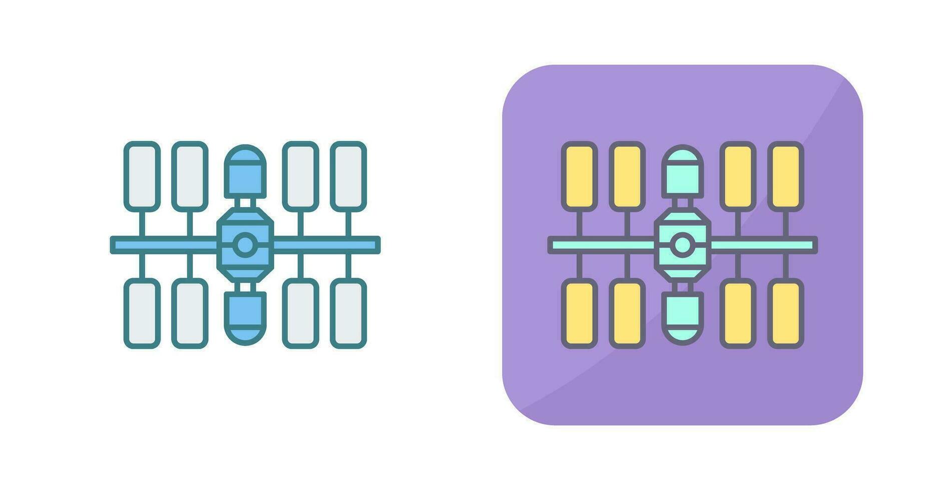 Space Station Vector Icon