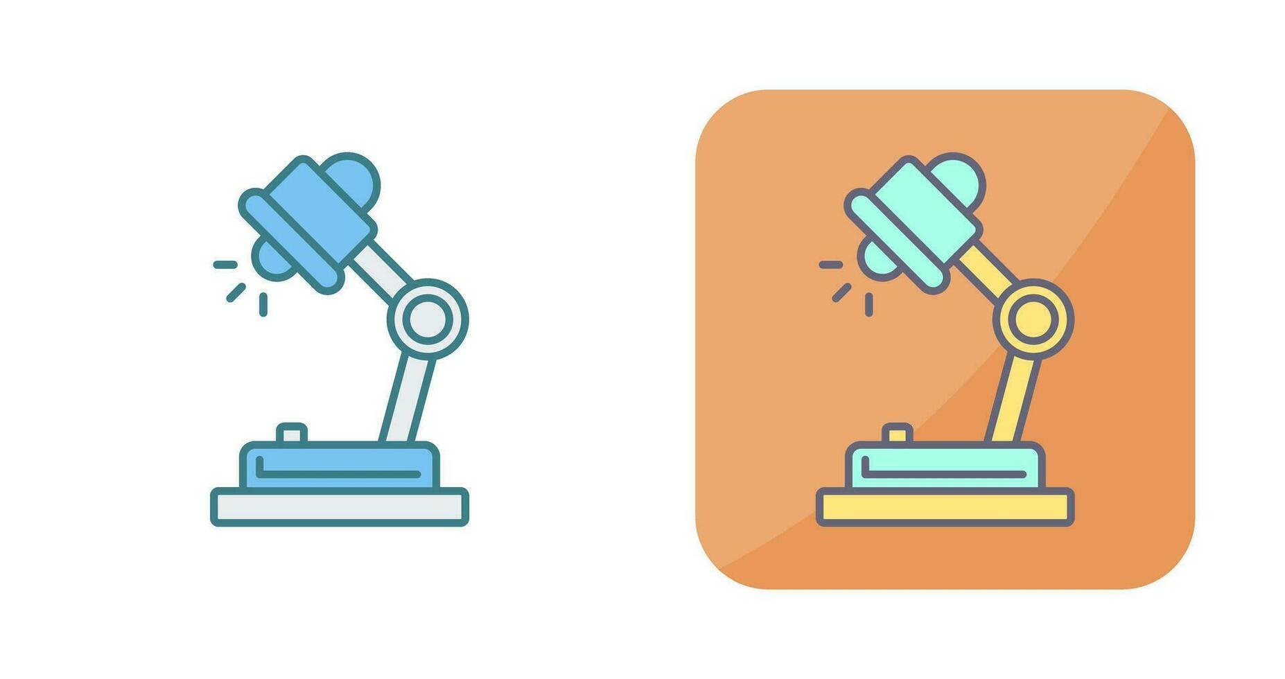 Desk Lamp Vector Icon