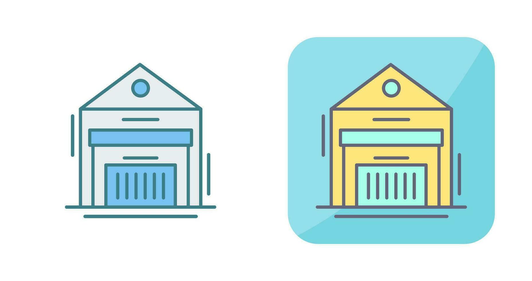 Warehouse Vector Icon