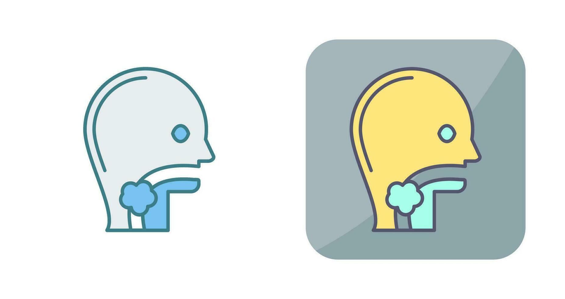 Throat Cancer Vector Icon