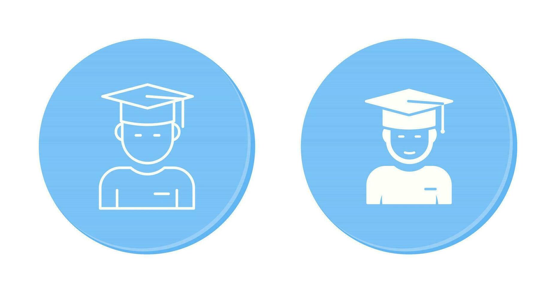 Graduate Student Vector Icon