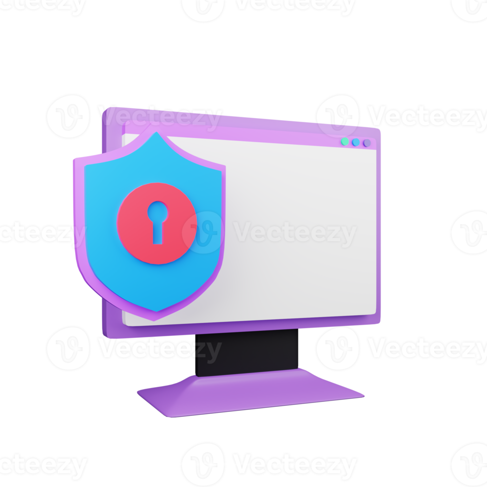 security service 3D icon png