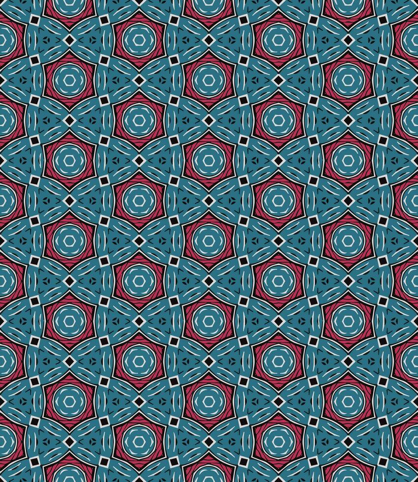 Multi color seamless abstract pattern. Background and backdrop. Multi Colored. Colorful ornamental design. vector