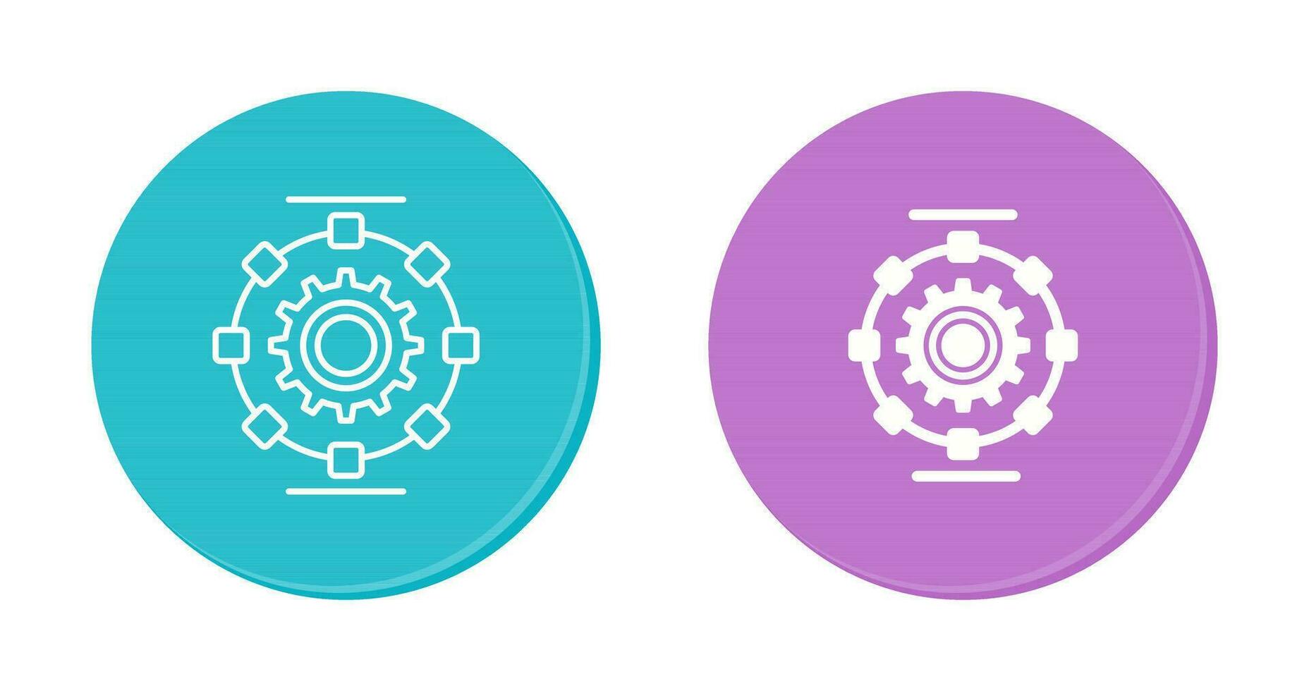 Automated Process Vector Icon