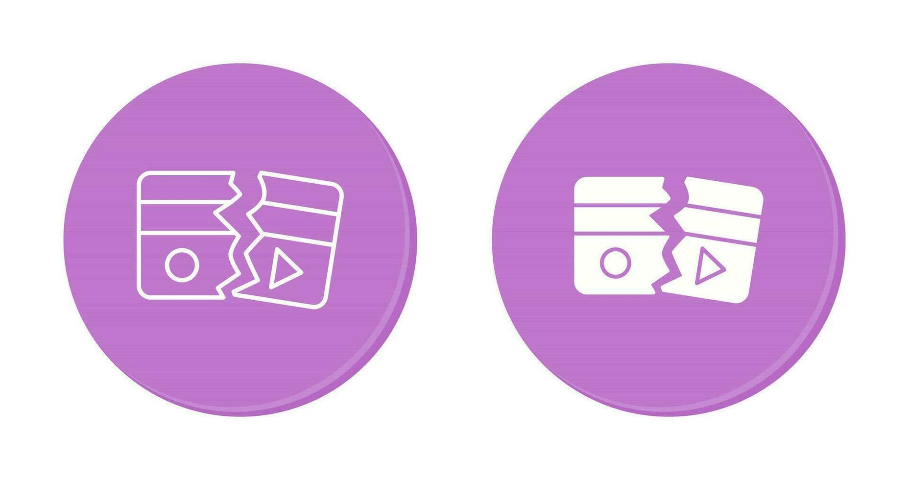 Broken Vector Icon