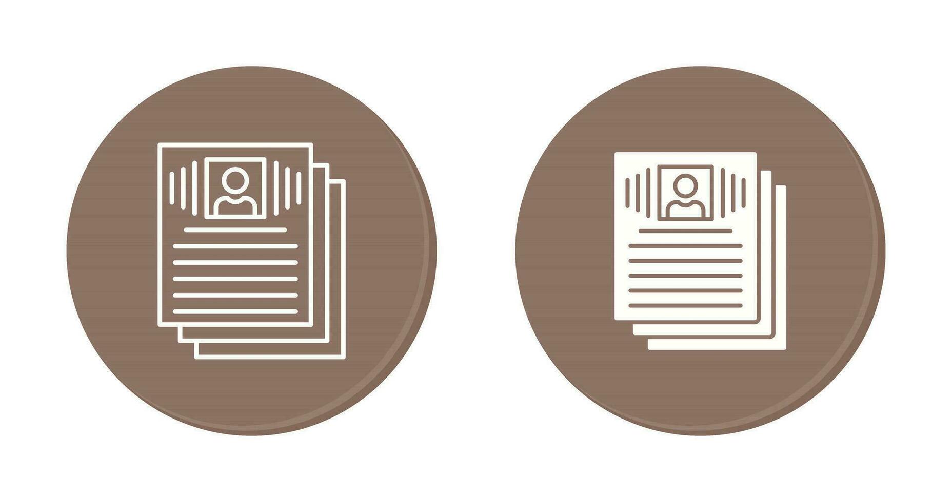Resume Vector Icon