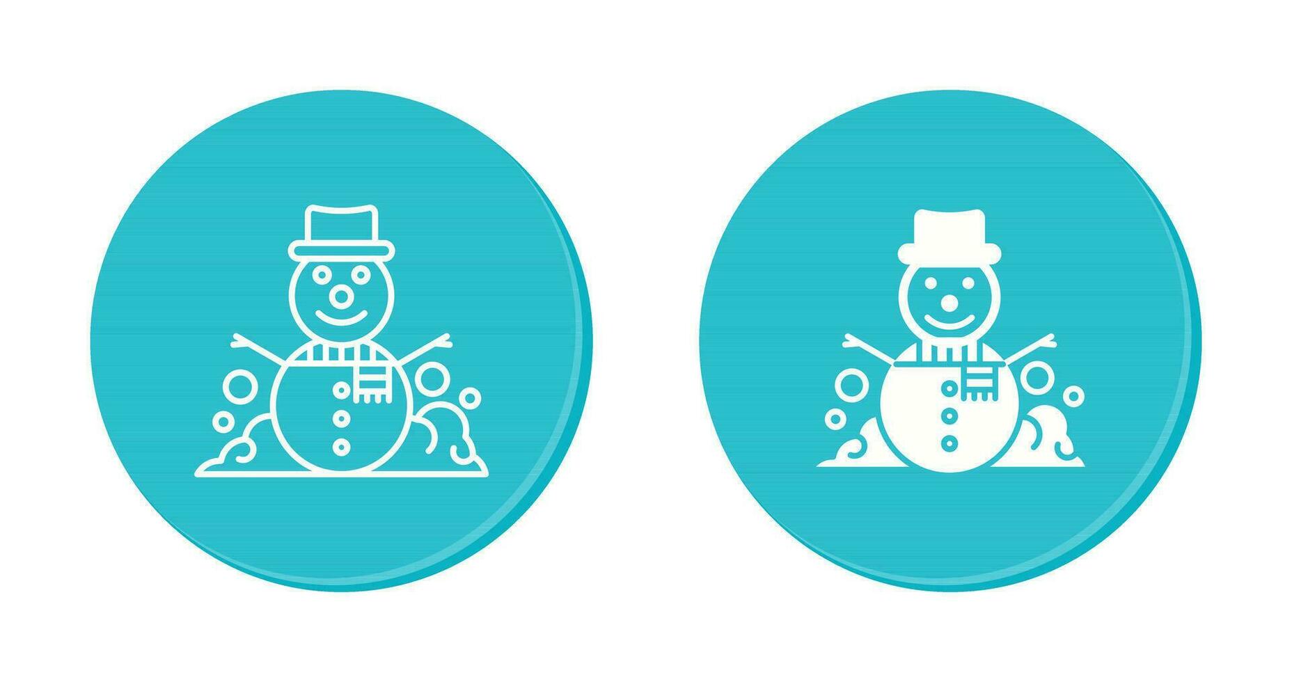 Snowman Vector Icon