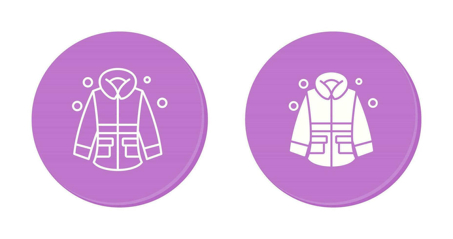 Winter Jacket Vector Icon